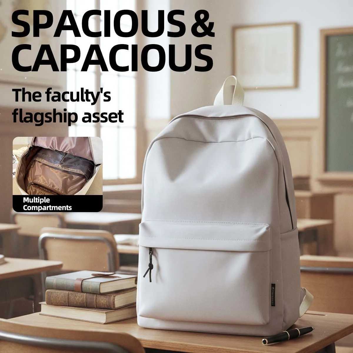 htweight Backpack for Women Outdoor Hiking Waterproof Small Backpack Versatile School Bag Commuter Laptop Bag for Male College Students Attending Clas