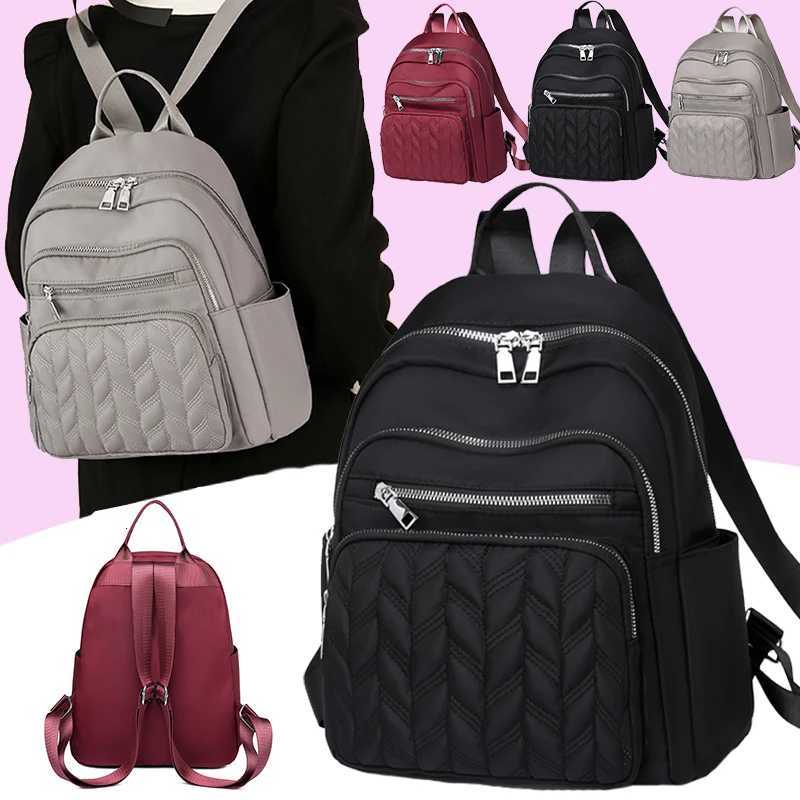 Mens and womens fashionable backpack made of nylon suitable for travel tourism and photography It has multiple pocketsM251222