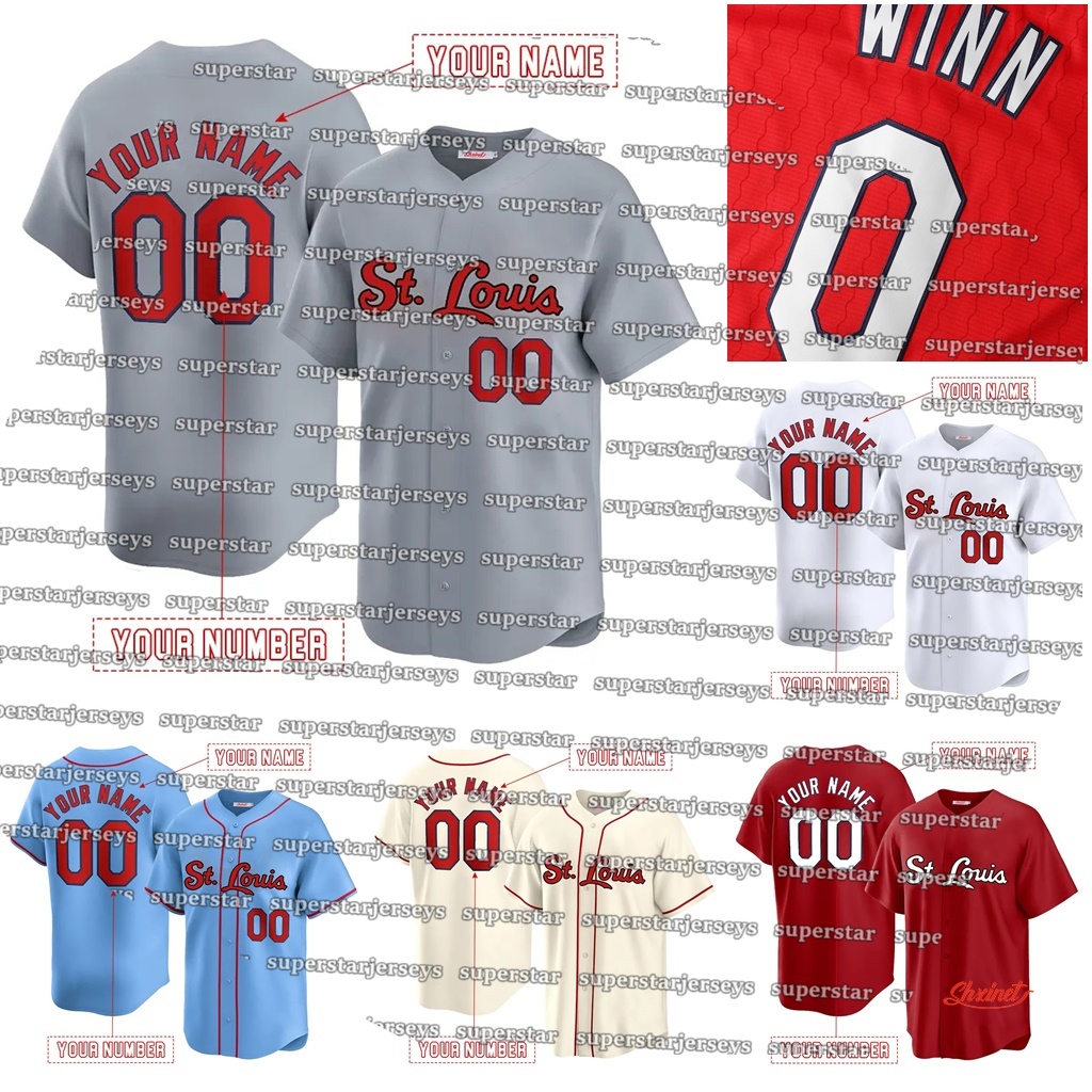 Baseball Jersey Crawford Gray Custom Contreras Arenado Winn Nootbaar Sweatshirt - Embroidered Baseball Jerseys Mens Womens Youth