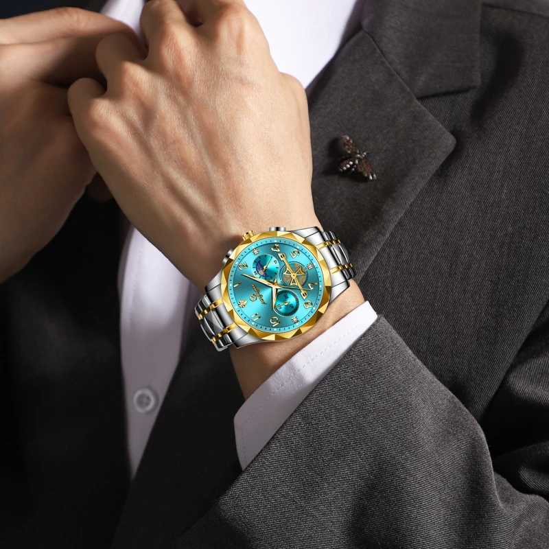 PENGAGAR Luxury Sport Wrist For Man Waterproof Luminous Date Men Quartz Stainl Steel Mens es M Relojbox M251222