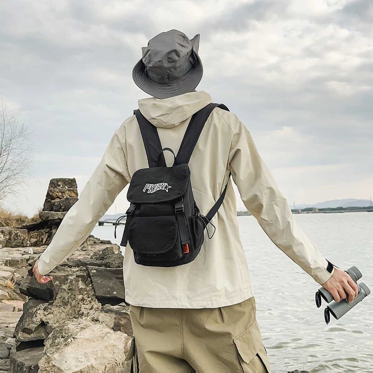 Beach Fashion Casual Travel Small Backpack Womens Lightweight Mini Backpack College Student Travel Commuting Small Bag Mini Climbing OutingM251222