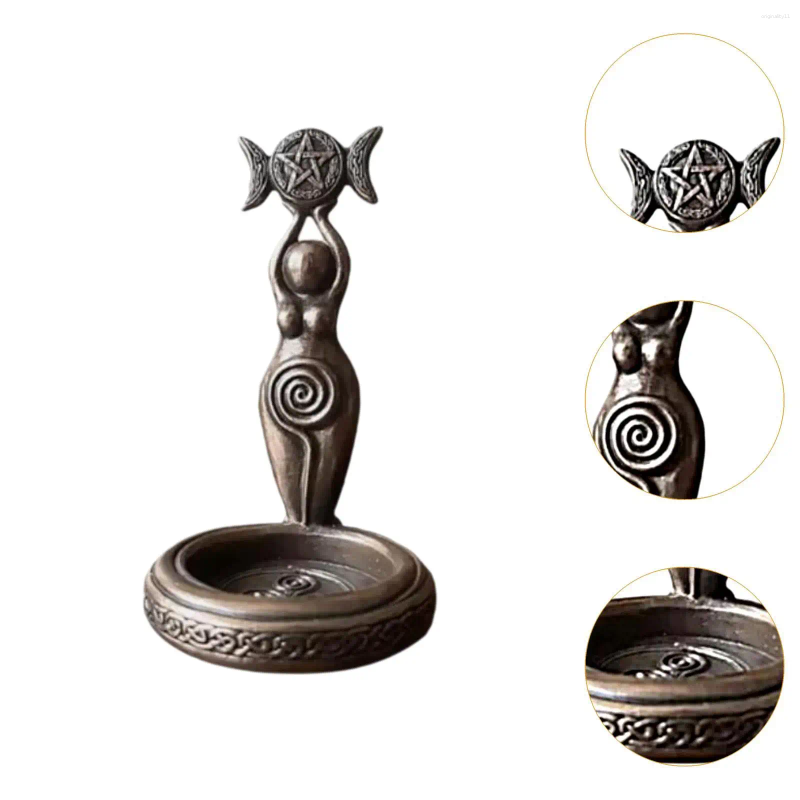 Candle Holders Resin Ornament Candelabrum Tea Light Holder Decorative For Tabletop Table Centerpiece Anniversary Dining Room Birthday H260310