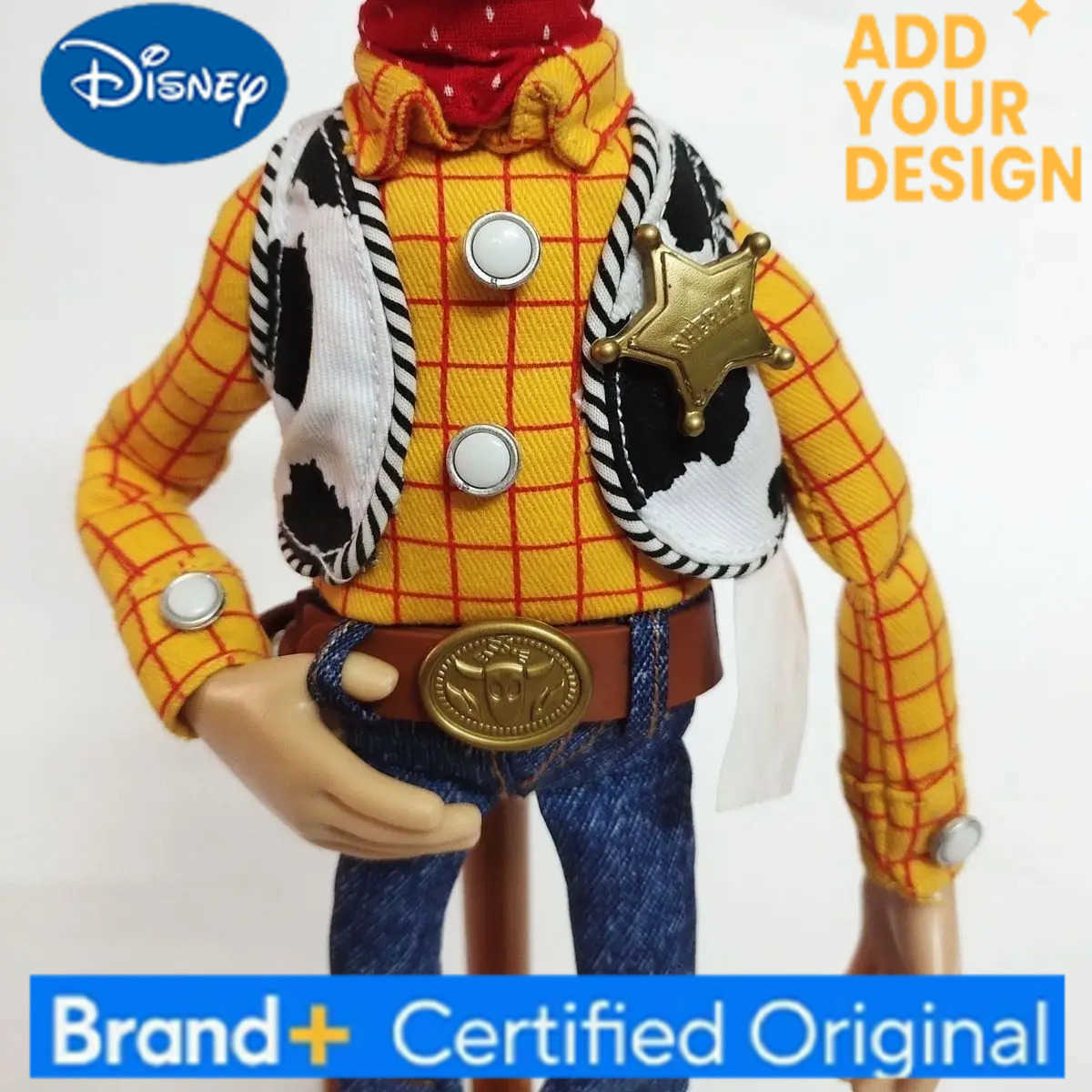Disney Hot 40cm Pixar Toy Story Woody Action Figures English Movie Sound Character Doll Cloth Cowboy Birthday Gift For Children H251222