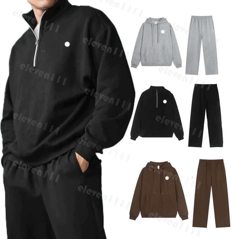 HOT Women Men Sets Designer Alonessitys Sweatshirt Sweatpants Hoodie Accolade Jacket Quarter Pullover Yoga 1/4 Full Zip Crew Neck Alonessitys Pants men Clothes