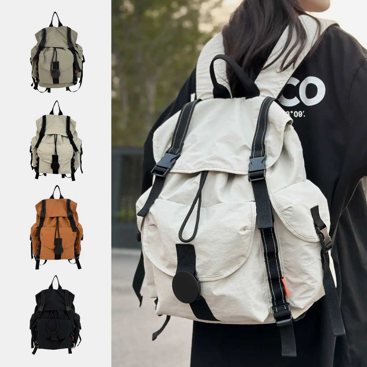 tyle Lightweight Outdoor Drawstring Backpack for s Casual Travel Backpack Sports School Bag for Men Large Capacity Cycling Business Trip HighEndS enM2