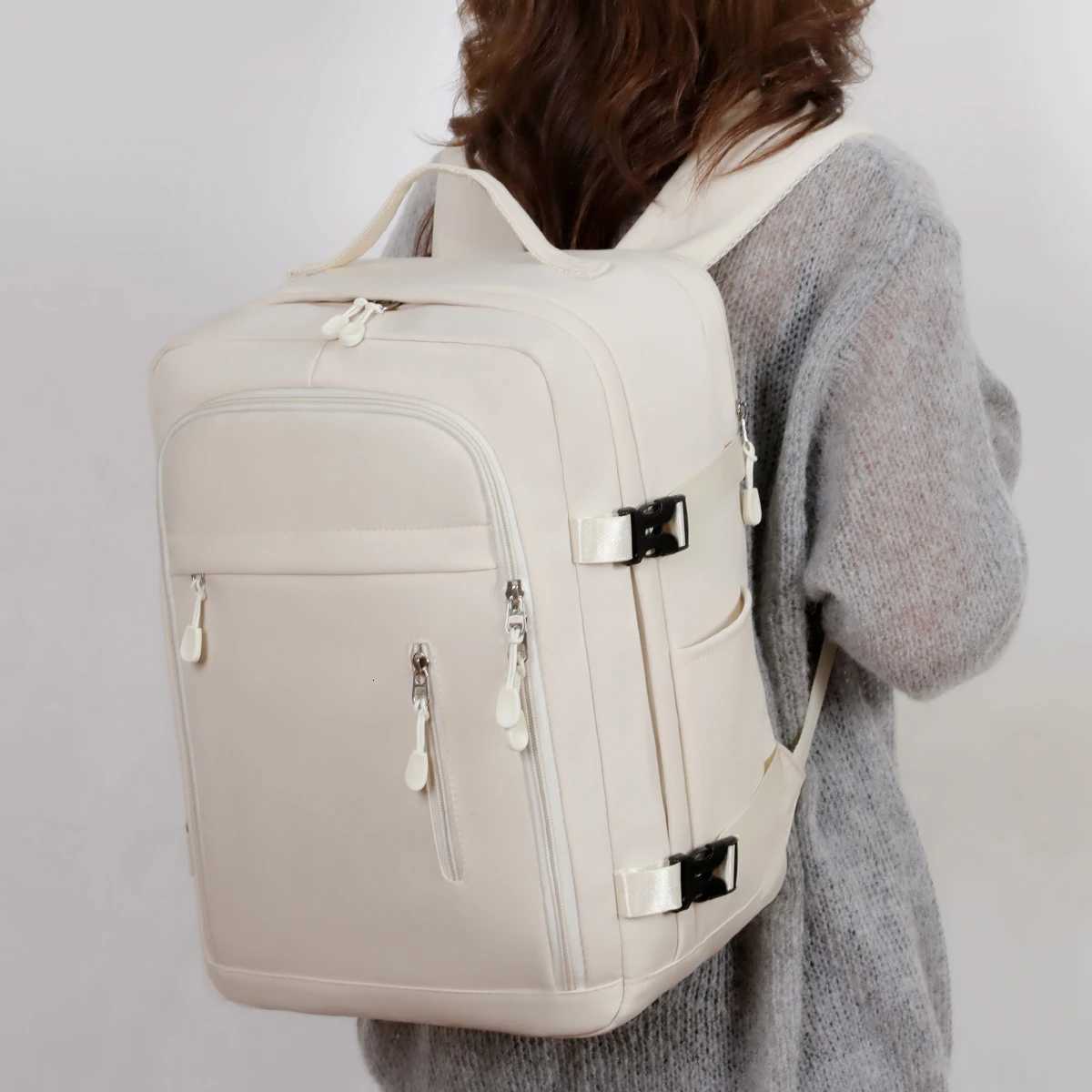 Travel Backpack for Men and Women Short-Distance Travel Bag Large-Capacity College Student Computer Bag Business Trip Storage Luggage BagM251222