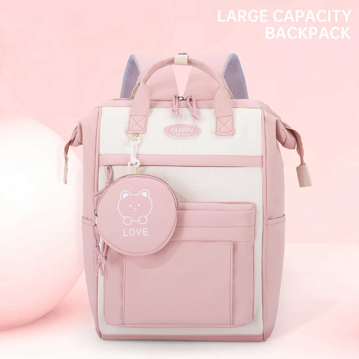 for Female High School Students Junior High School Students Middle School Students LargeCapacityL oadReducingSp ineProtectingWat erproofBac kpacksM251