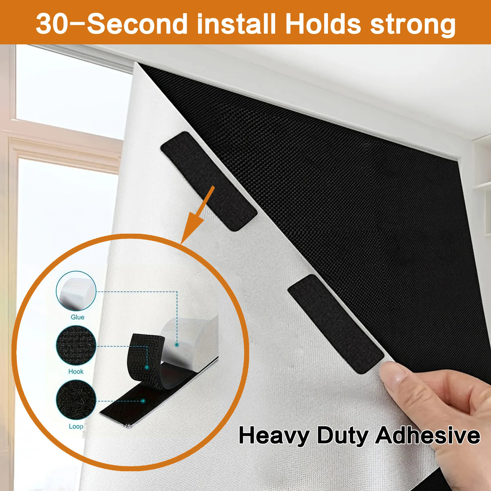 Cross Border Black Tech DIY cut full blackout Oxford cloth curtain Punch-free sunshade UPF100 Limited time special 251215