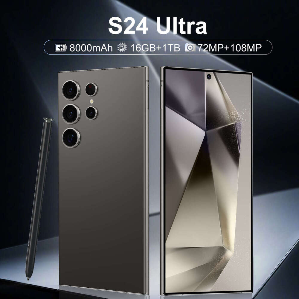 Well known cross-border mobile phone S24Ultra+smartphone 7.3-inch large screen 16+1T Android phone (explosive model)