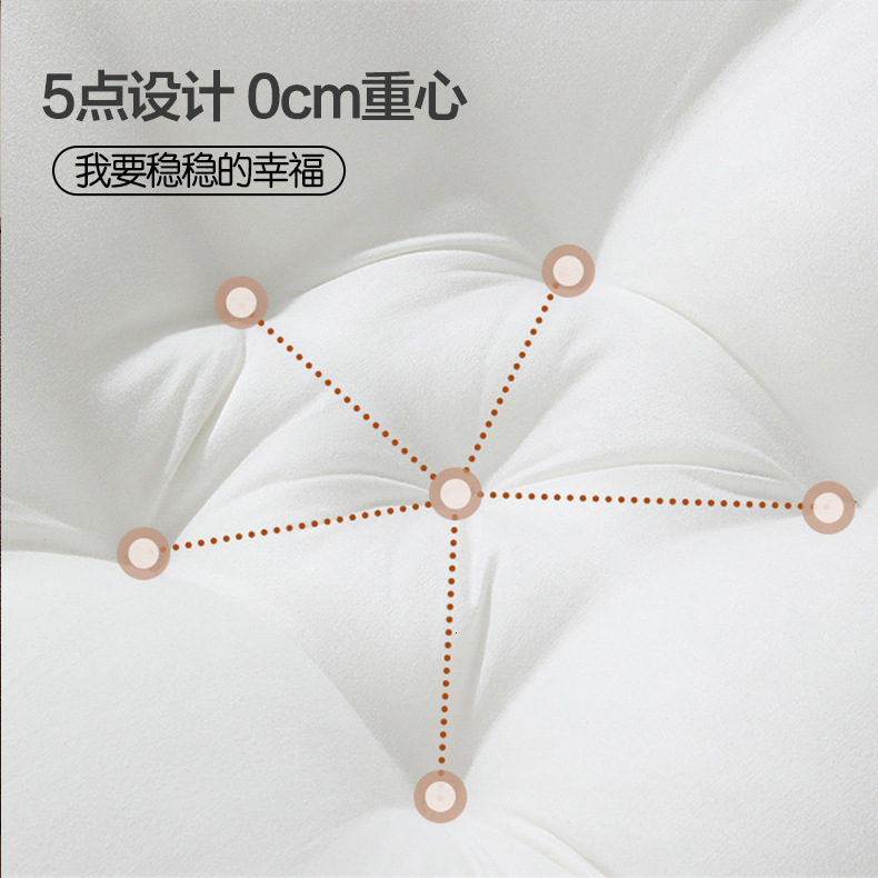 Non-Removable Slope Mat Baby Slope Pillow Soothing Sleeping Mat Anti-Spit Milk All-Season Nursing Pillow Feeding Artifact