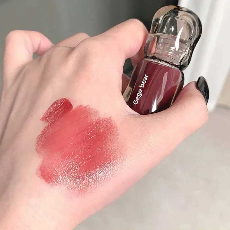 GegeBear Crystal Clear Lipgloss Hydrating Water Liquid Lipstick Light Lip Tint Plumping Non-stick Cup Lips Makeup Women CosmeticT251222