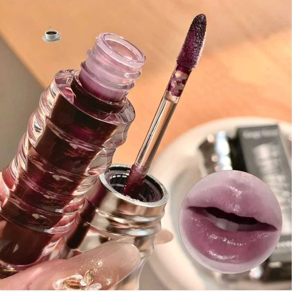 Fashion Shell Lip Gloss Long-lasting Hydrating Jelly Lip Oil Waterproof Non-fading Mirror Shimmer Blue Almond Lip Gloss CosmeticT251222