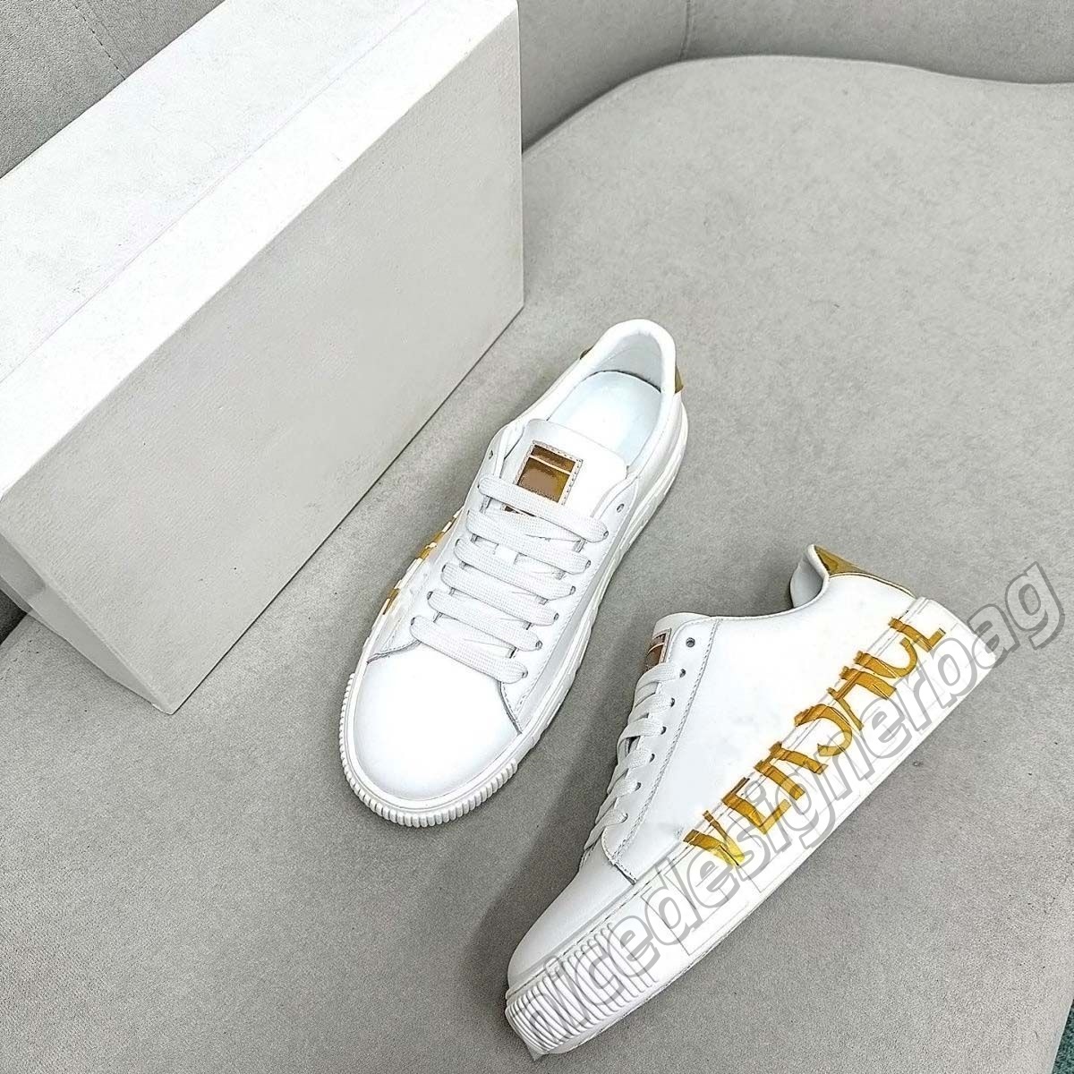 Seashell baroque greca Sneakers designer shoes men shoes Low-top lace-up sneaker luxury brand casual shoes Fashion Outdoor Runner trainer shoes outdoor shoes