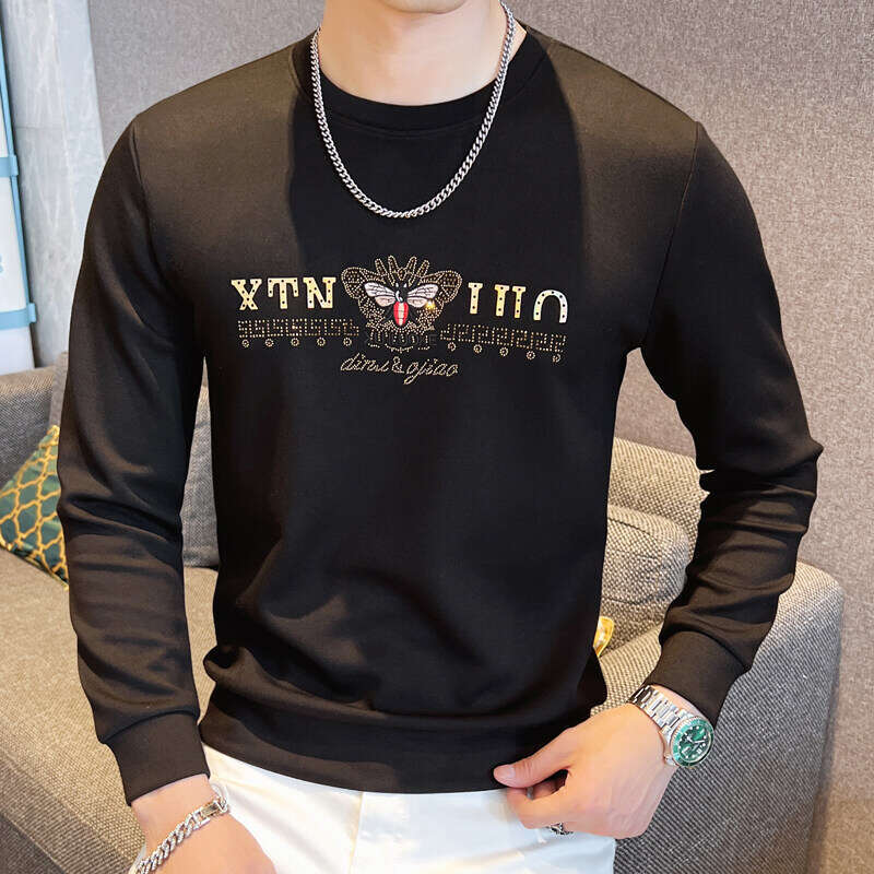 2025 Main New Export Amazon Hot-Selling Spring And Autumn Men's European Style Casual Fashion Sweatshirt Handsome Trendy Product