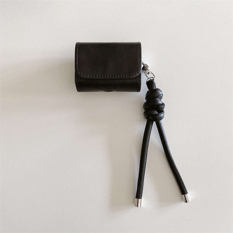 High-end PU Leather Texture Compatible with AirPods 4th Generation Protective 2nd 3rd Gen Pro 2 Apple Bluetooth Earphone Case