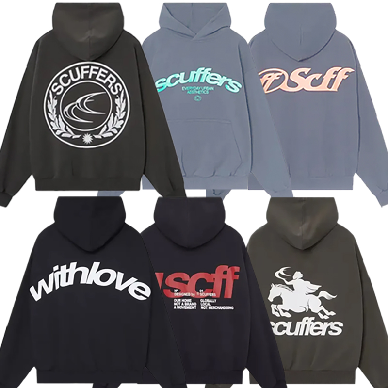 scuffer hoodie designer hoodies for men hoodie mens designer hoodie hip hop hoodie luxury street oversized sweatshirt womens hoodie