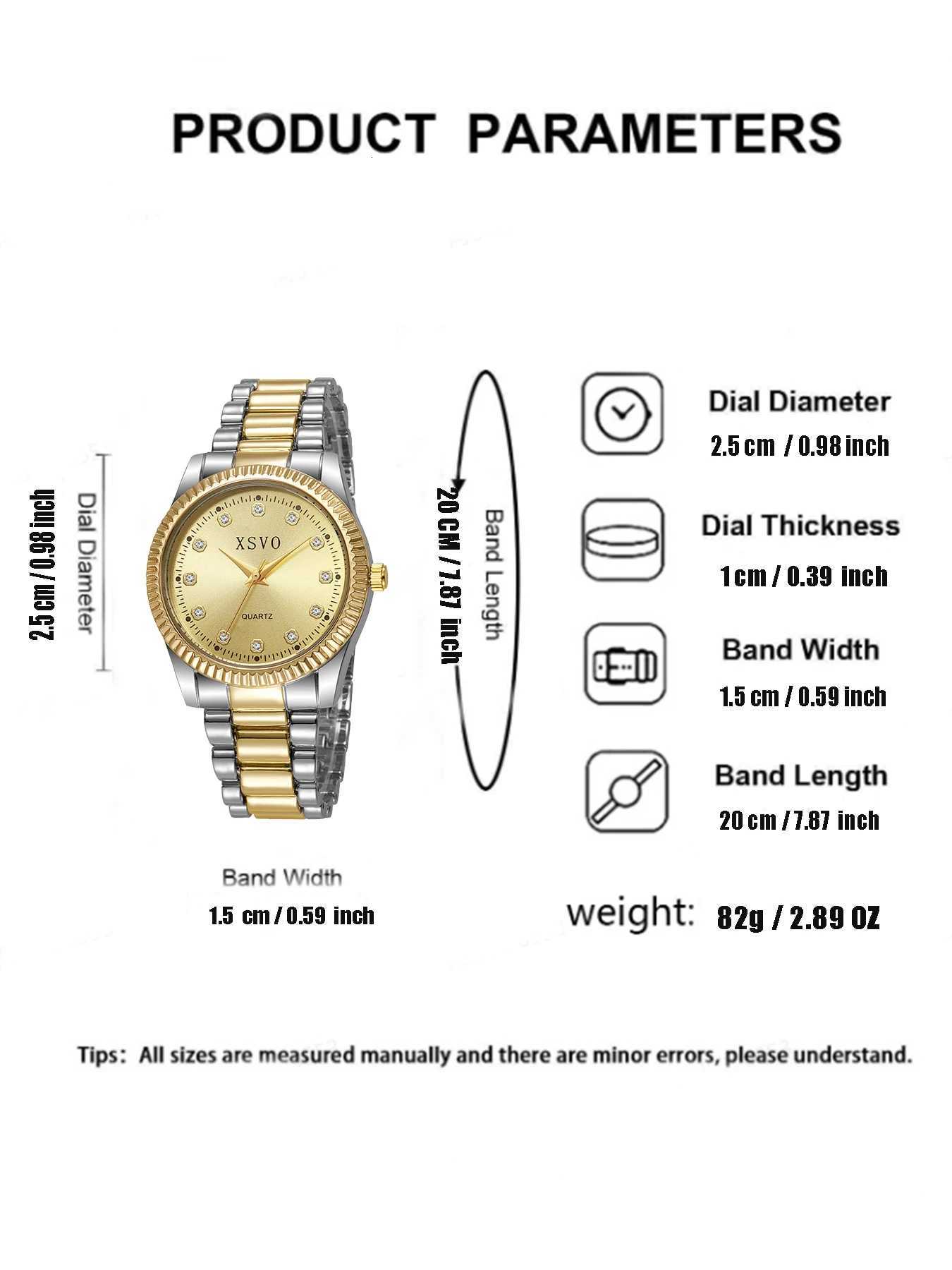 Fashion Round Dial Alloy Material Wens Quartz Set of 7 Suitable for Christmas and Thanksgiving Gifts M251222