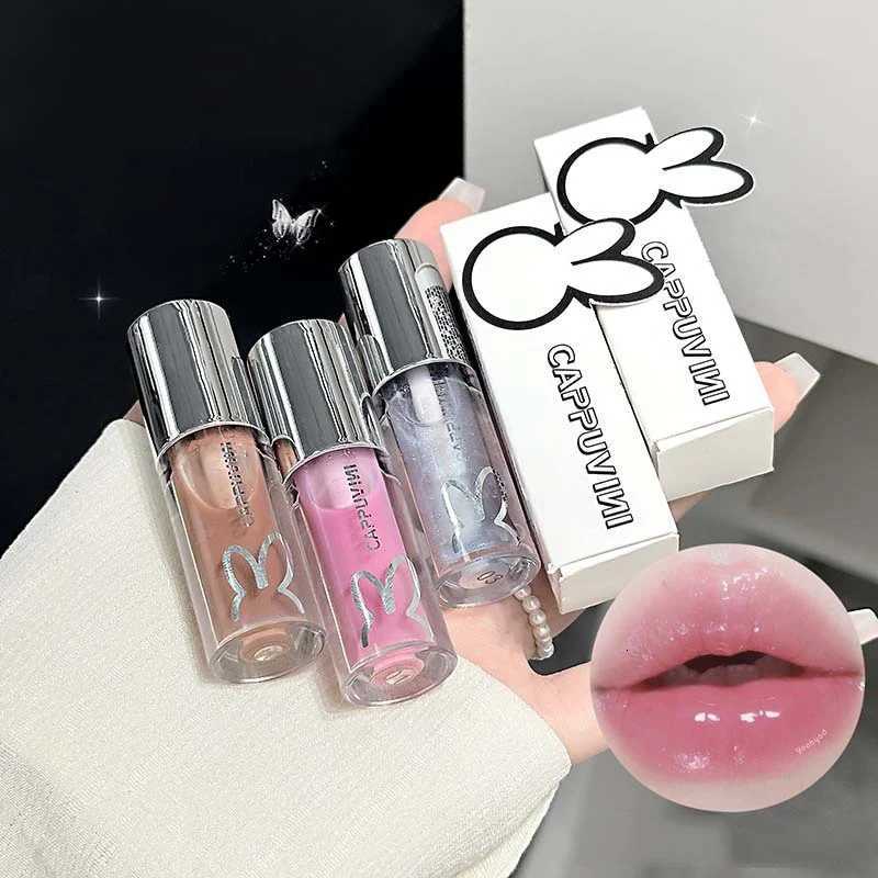 Cute Sparkling Mirror Lipstick Moisturizing Sexy Pink Shining Lips Gloss Long Lasting Lip Tint Makeup Jelly Glaze CosmeticsT251222