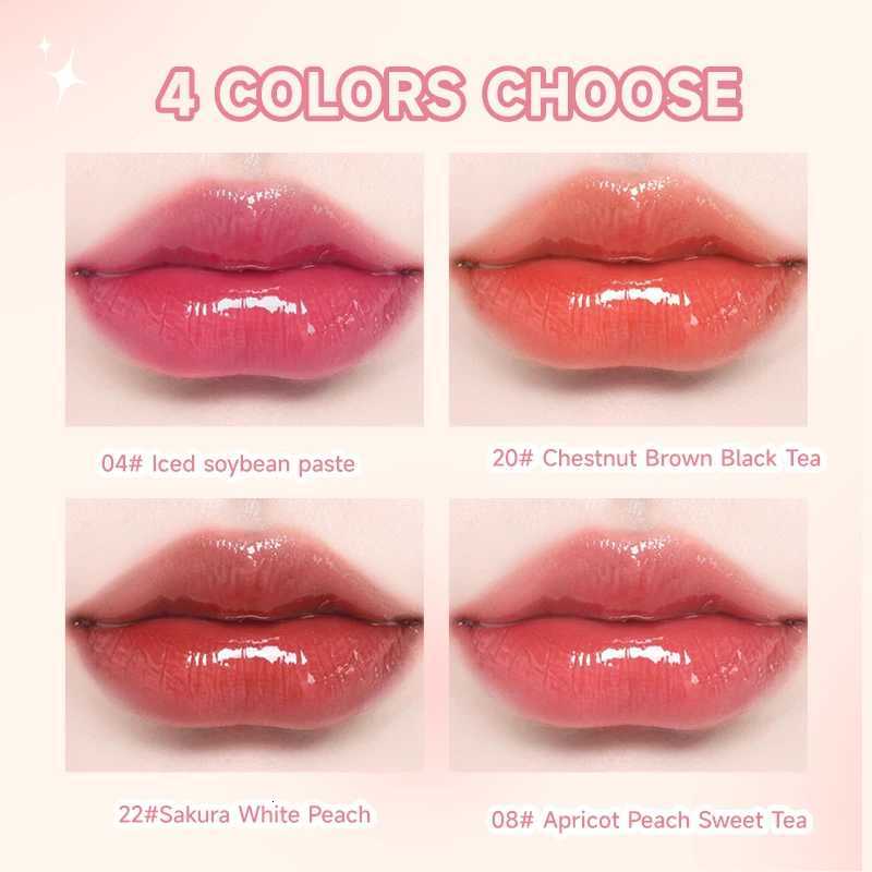 Long-Lasting Moisturizing Lip GlossGlossy FinishNon-StickyNot Easy To FadeNourishing Tinted Lip Oil With Shea ButterT251222
