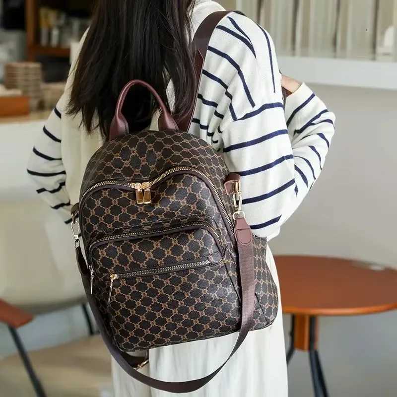 2025 New Pattern Fashion Printing Backpack High-capacity Multi-function Leisure Time Travelling Bag Versatile Shoulder BagsM251222