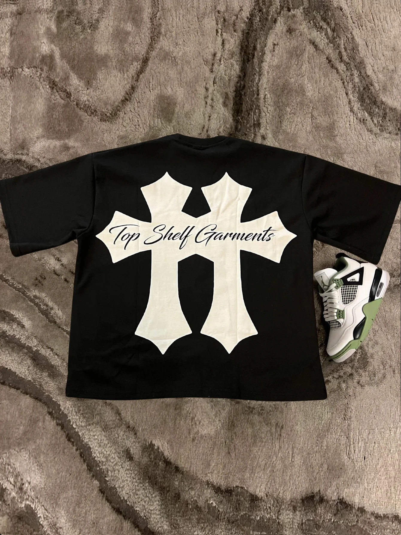 Mens Cotton T-Shirt KEEP FASHION HARD Geometric Short Sleeve Soft Comfortable Summer Casual Tee Daily Wear Fashion Tops 251219