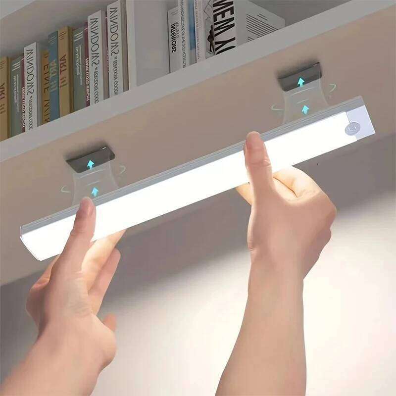 PIR Motion Sensor LED Under Cabinet Lamp Dimmable Rechargeable Night Light Stairs Closet Room Aisle Tube Bar Detector Bulb 25L1222