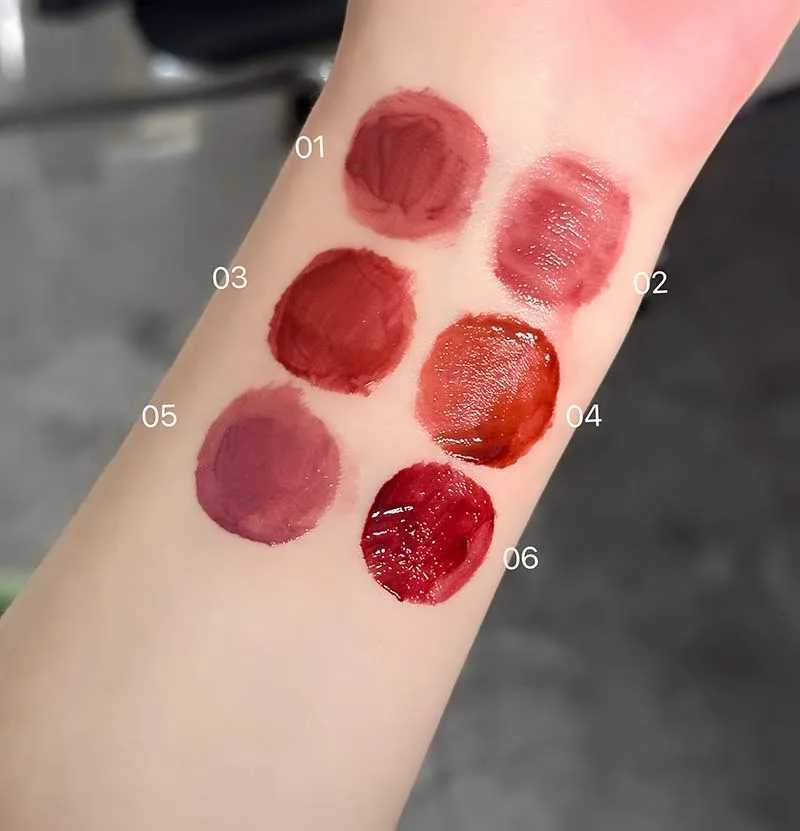 Cappuvini Mirror Lip Glaze Moisturizing Water Light to Make Plump Lips Easy to Apply long-lasting Makeup lipstickT251222