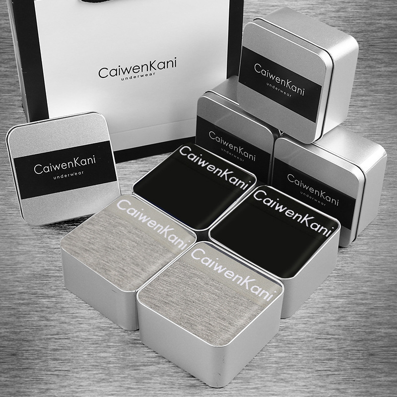 SRBONIOTOS 4 Piece Mens Underware Men Boxer Cotton Underwear Male Boxers Cueca 365 Underpants Men Shorts Panties250919