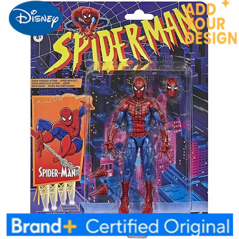 Disney ML Legends Classic Spider Man 6 Inch Action Figure Toys Copy Spiderman Figures Statue Model Doll Collectible Ornaments Gifts H251222