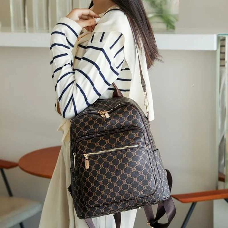 2025 New Pattern Fashion Printing Backpack High-capacity Multi-function Leisure Time Travelling Bag Versatile Shoulder BagsM251222