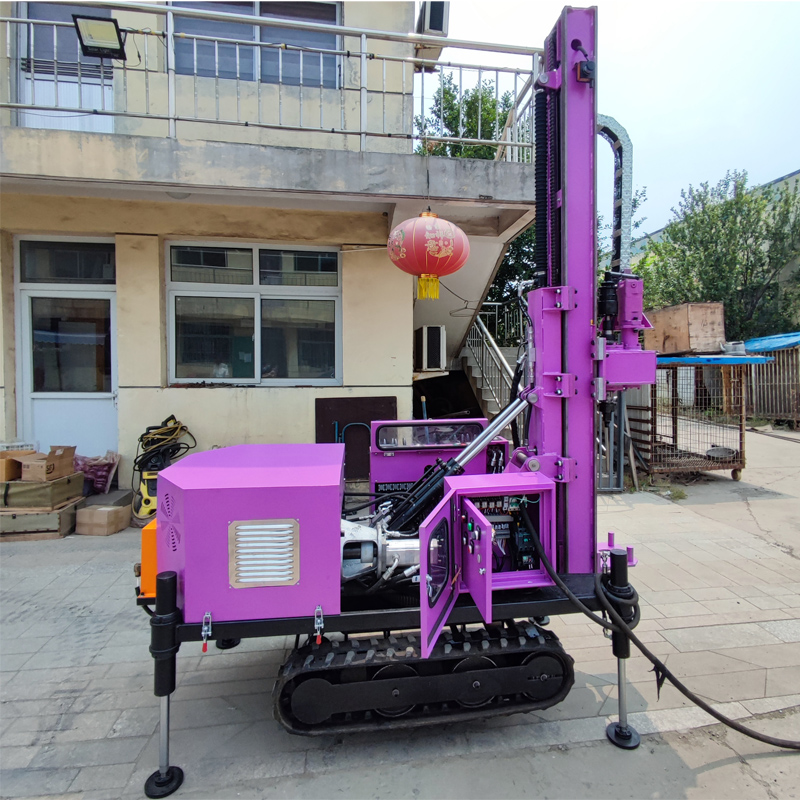 Small High-pressure Rotary Jet Drilling Rig | Pneumatic Anchoring Equipment for Road Support