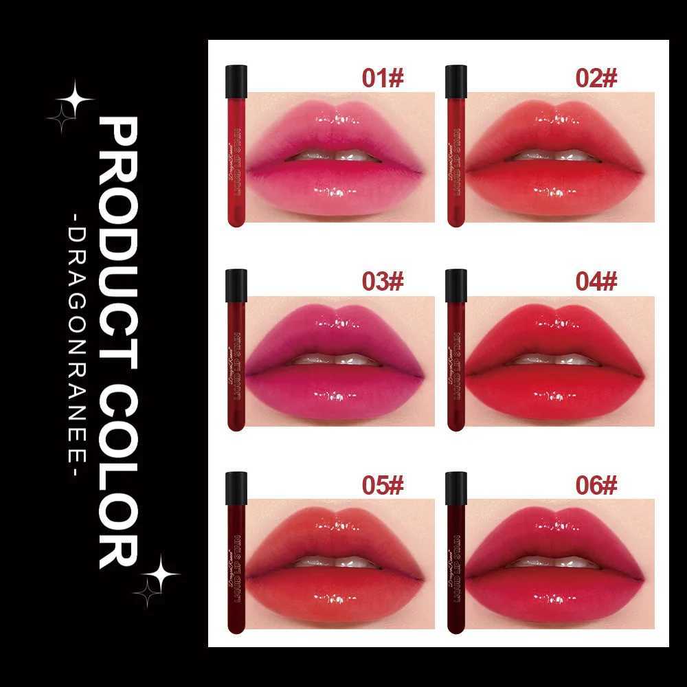 Halloween Lip Glaze Sexy Red Not Fading Lip Stain Moisturizing Liquid Plasma Lipstick Water Lipgloss Makeup Lip Tint CosmeticsT251222