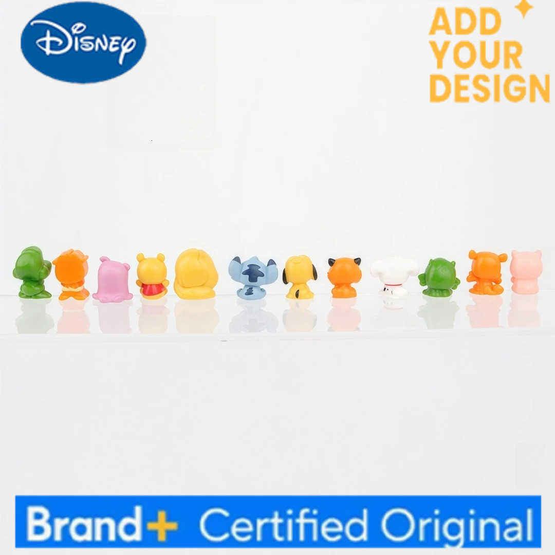 Disney Family Toy Story Frozen Princess Mickey Woody 48pcs/set 3cm Action Figures Mini Dolls Kids Toys Model for Children Gift H251222