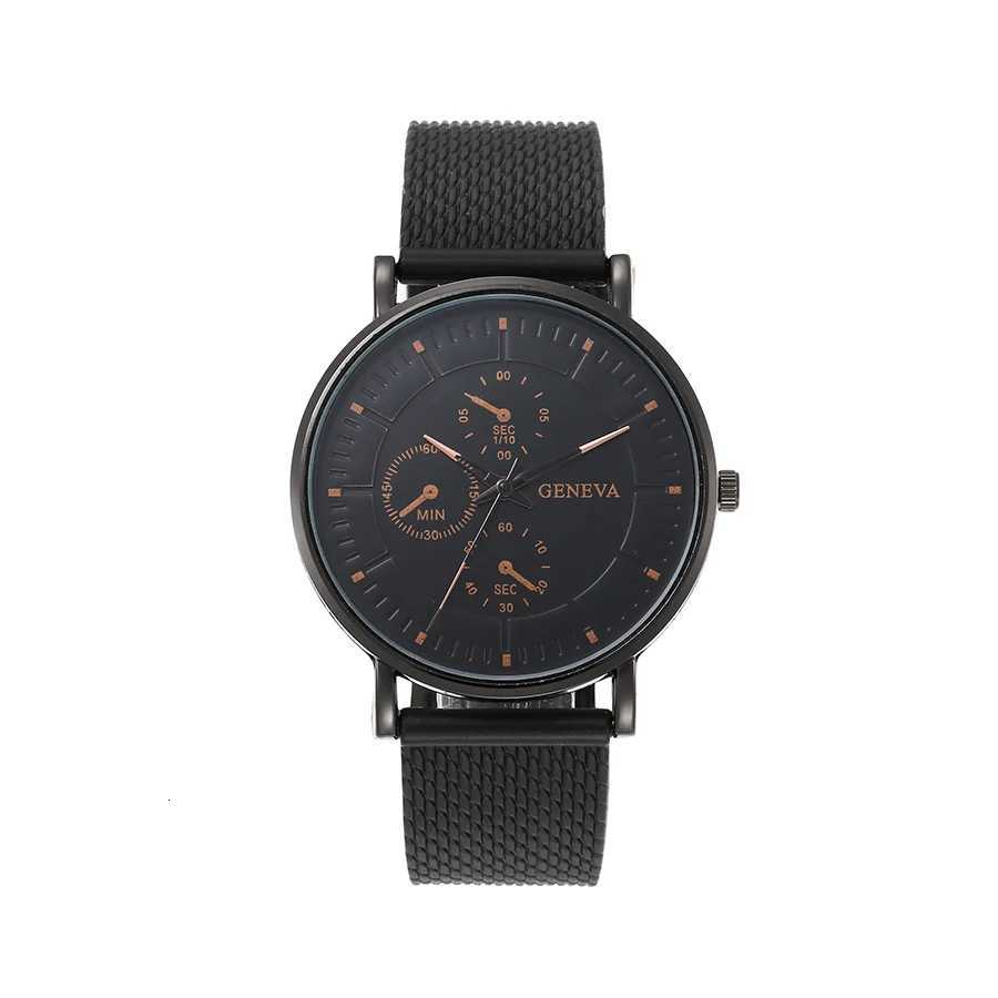 Fashionable simple alloy material Mens quartz and set suitable for daily wear Christmas gift M251222