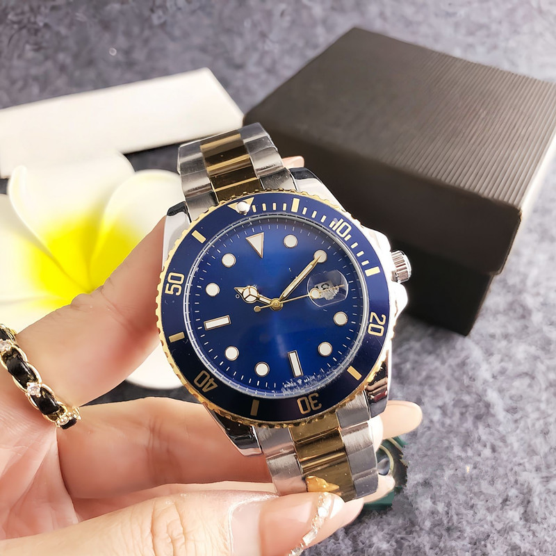 High Quality new business mens watches Luxury wristwatches fashion Ceramic Calendar Folding Clasp quartz movement watch Ordinary waterproof watch Clock