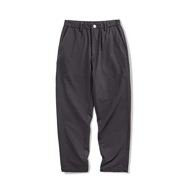 WOZK Casual Straight Clean Fit Suit Pants Men's Spring Wrinkle-Resistant Tapered Office Pants Solid Color Versatile Trousers