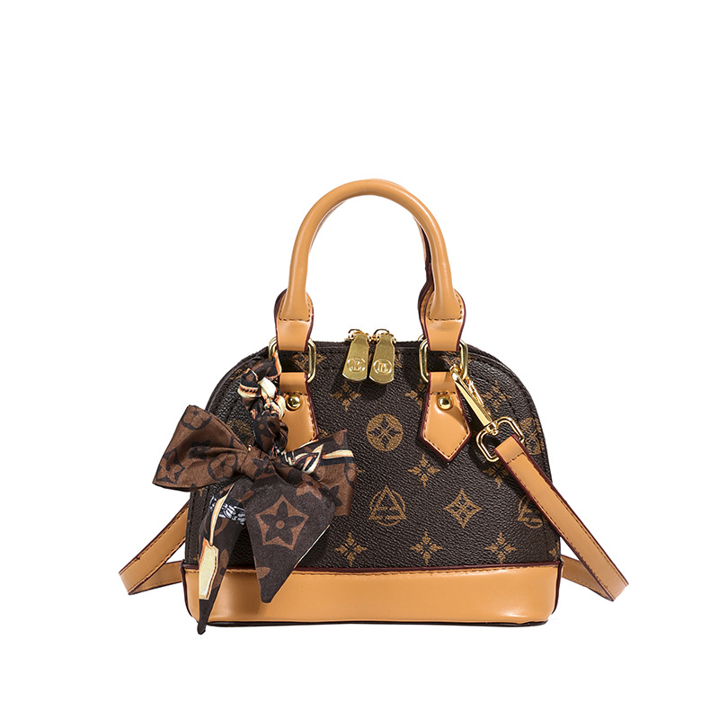 Free Shipping 2026 New Design Shell Bag Advanced Sense Print Handheld Crossbody Bag Versatile Fashion Women Shoulder Bag Large And Small Sizes