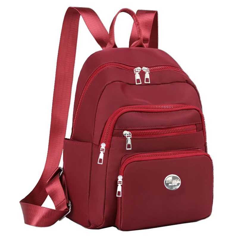 Neutral style backpack for men and women suitable for travel and outings Single shoulder bag with multiple pocketsM251222