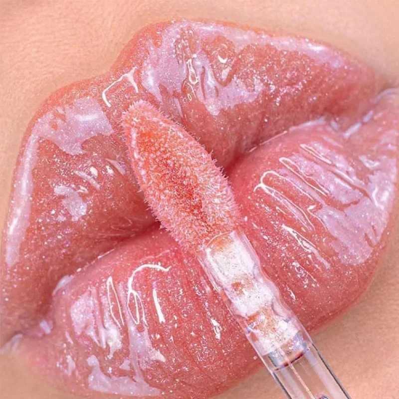 Mirror Pearl Lip Gloss Waterproof Lasting Moisturizing Glitter Lip Glaze Women Shimmer Plumping Lip Makeup Cosmetics 12 ColorsT251222