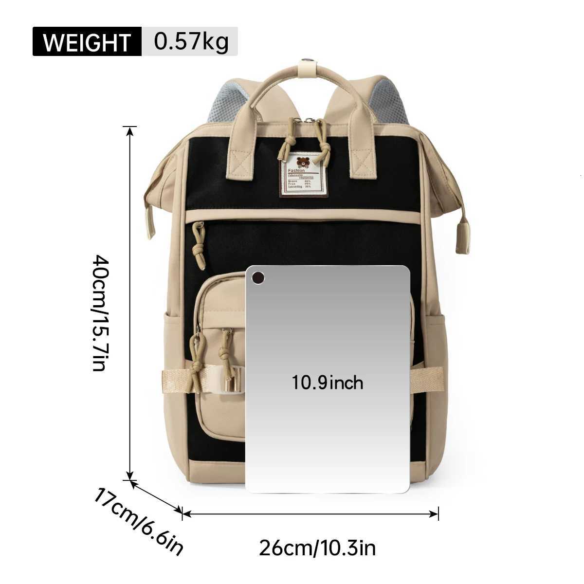Design Backpack for Female College Students High School Students Laptop Bag Hiking Bag School Bag Niche Junior High School StudentsM251222