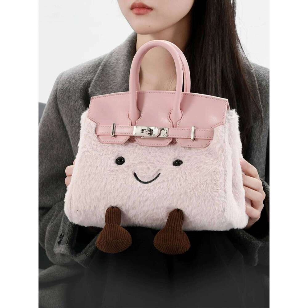 Plush Cute Crossbody Bag Doll Fashionable Fur Autumn And Winter Handbag