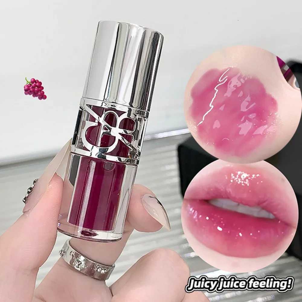 Clear Glass Gray Coffee Shine Lip Gloss Mirror Watery Moisturize Plumper Long Lasting Lip Tint Juicy Lip Oil Gloss Stain MakeupT251222