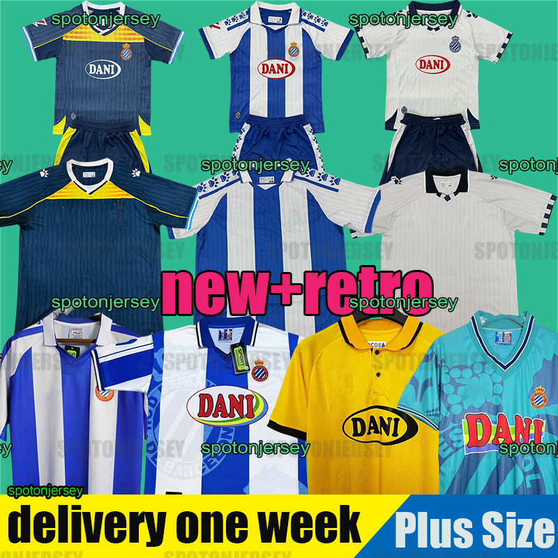RCD Espanyol DANI JARQUE Soccer Jersey Home KUMBULLA CABRERA PUADO VELIZ POL LOZANO Shirt PERE MILLA GRAGERA CHEDDIRA JOFRE CARDONA Football 125th