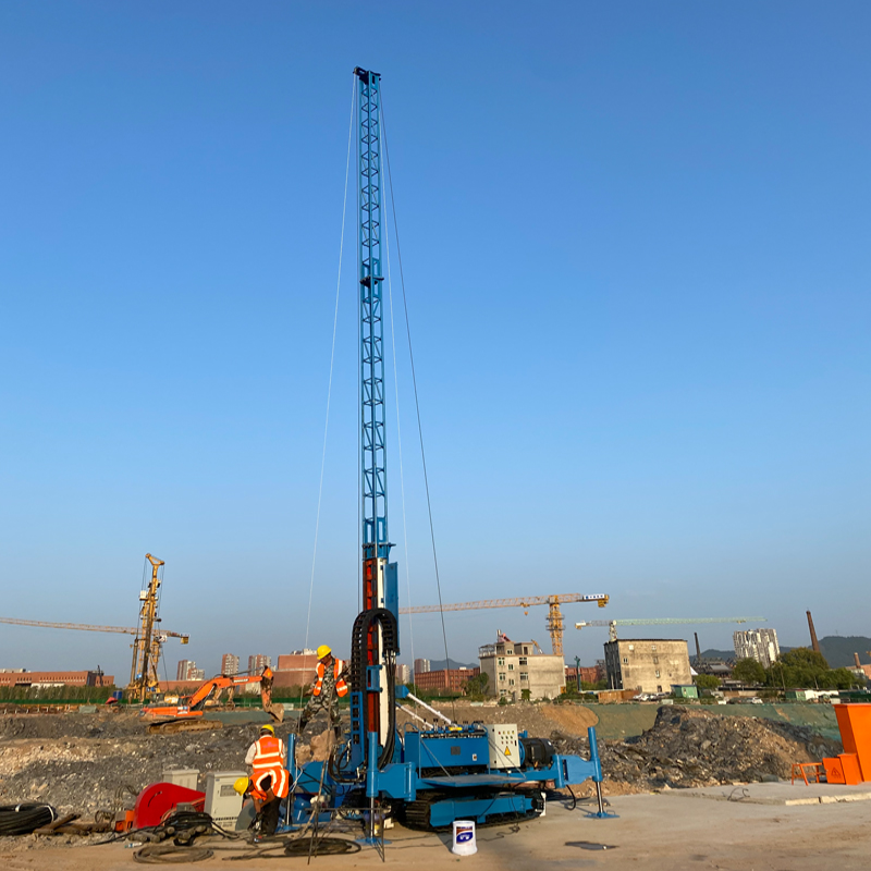 Hot Sale Small Pneumatic Anchoring Rig | High-pressure Rotary Jet Drilling for Roadside Support