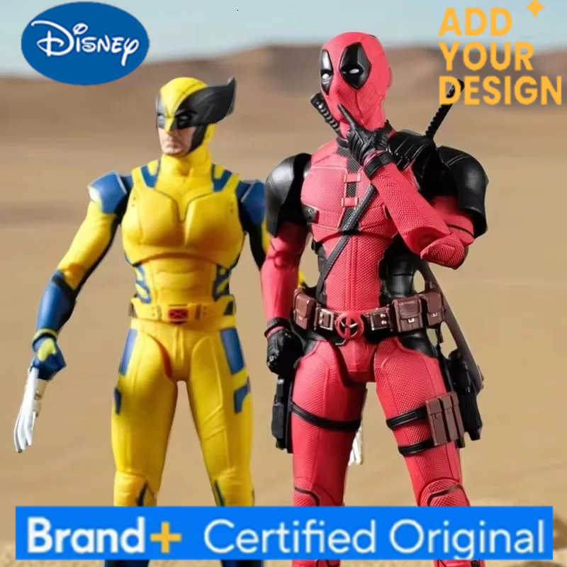 Disney New Deadpool X Wolverine Men Legend Series Action Figure Wade Winston Wilson Figures Joint Mobility Model Collection Toys Gifts H251222