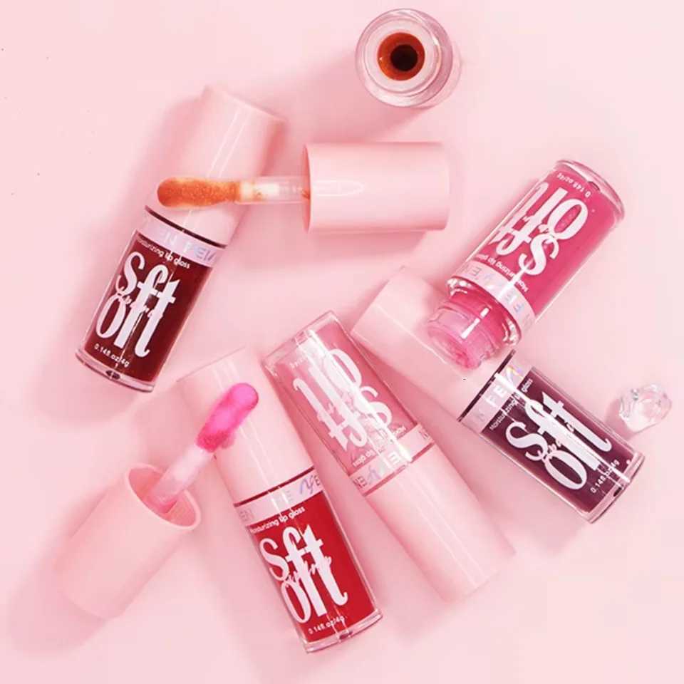 6PCS Moisturizing Lip Gloss Transparent Lip Oil Hydrating Lip Glaze Lip Plumper Hydrating Make Up Liquid Lipstick Lips CosmeticsT251222