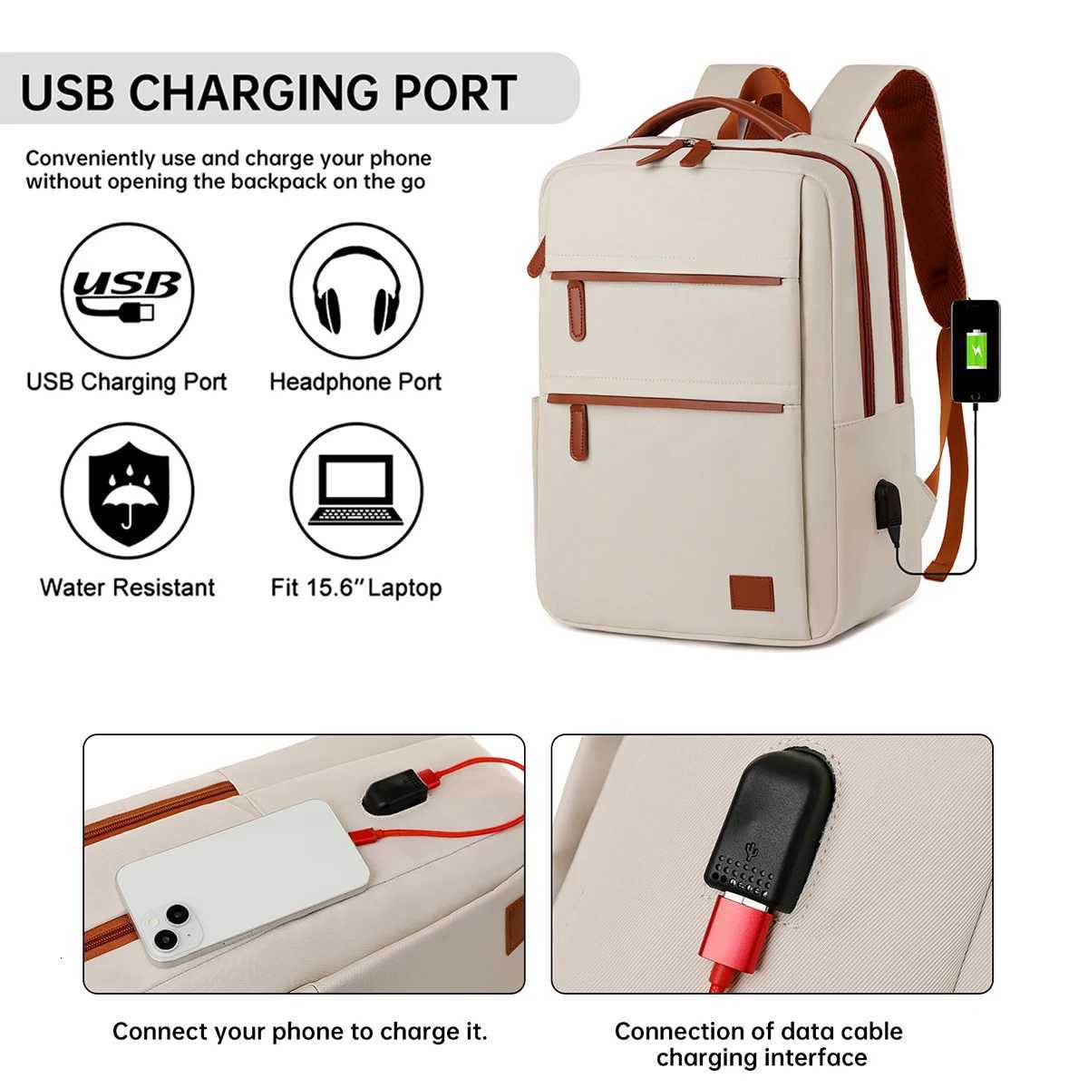 Large-Capacity Travel Multi-Functional Backpack College Student Bag Womens Carry-On Bag No Checked-In Luggage Computer Business Bag for MenM251222