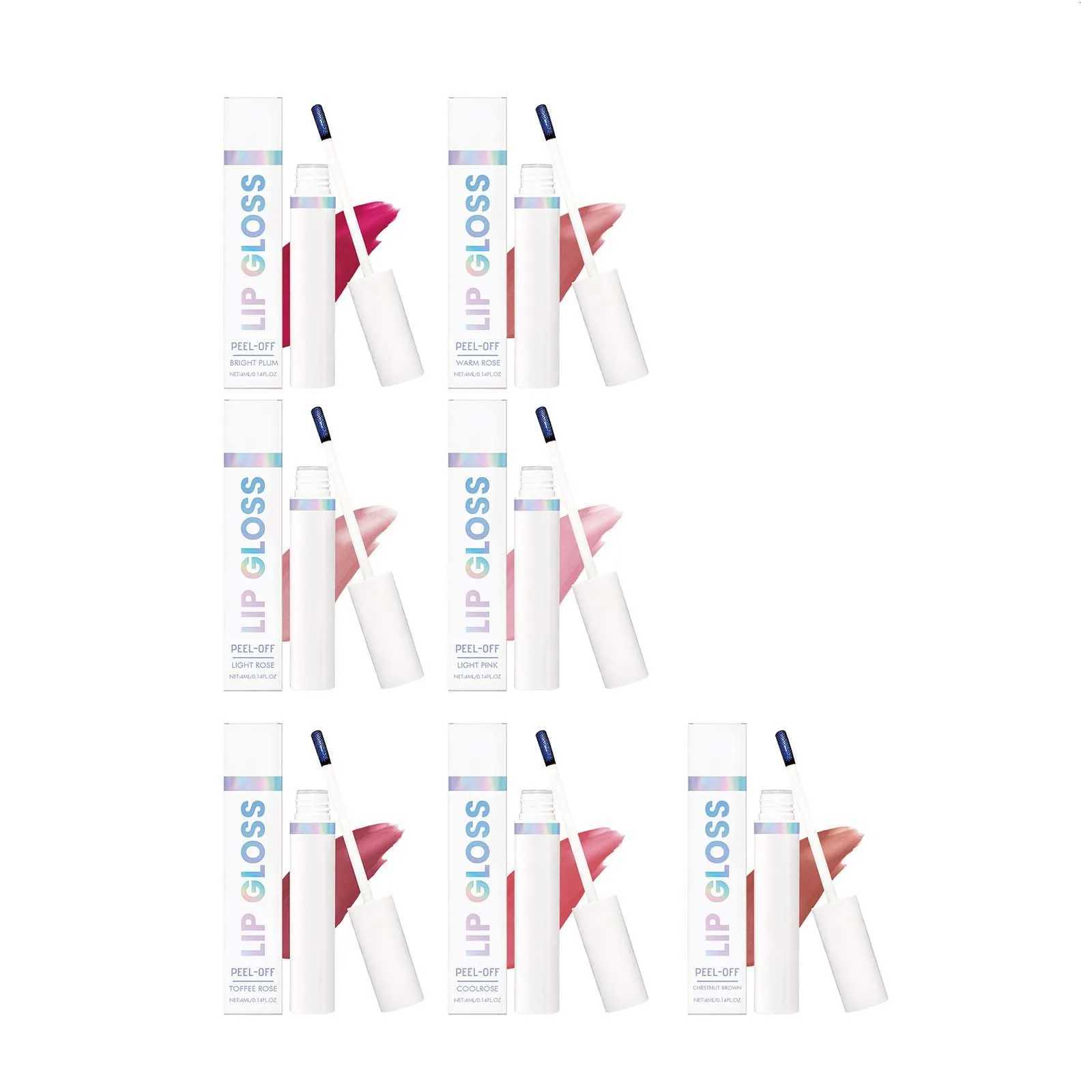 Tear off Lip Gloss Waterproof Long Lasting Peel off Liquid Lipstick Easy to Color Nourishing Lip Reduce Dryness CosmeticsT251222