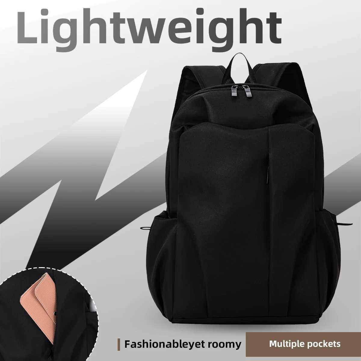 College Student Backpack Mens Backpack Business Laptop Bag 16inch Large Capacity Lightweight School Bag s Travel High School StudentsM251222