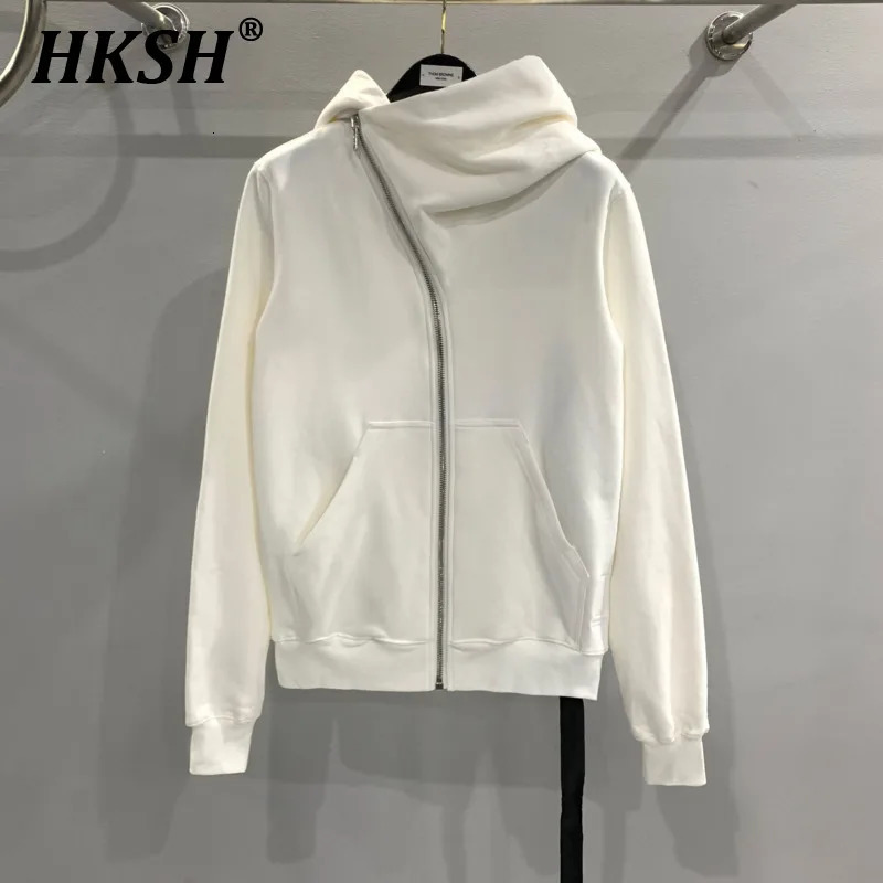 HKSH Mens Punk Dark Autumn Winter RO Style Wizardry Zipper Womens Fashion Cotton Sweatshirt Chic Coats Hoodies HK0530 251217